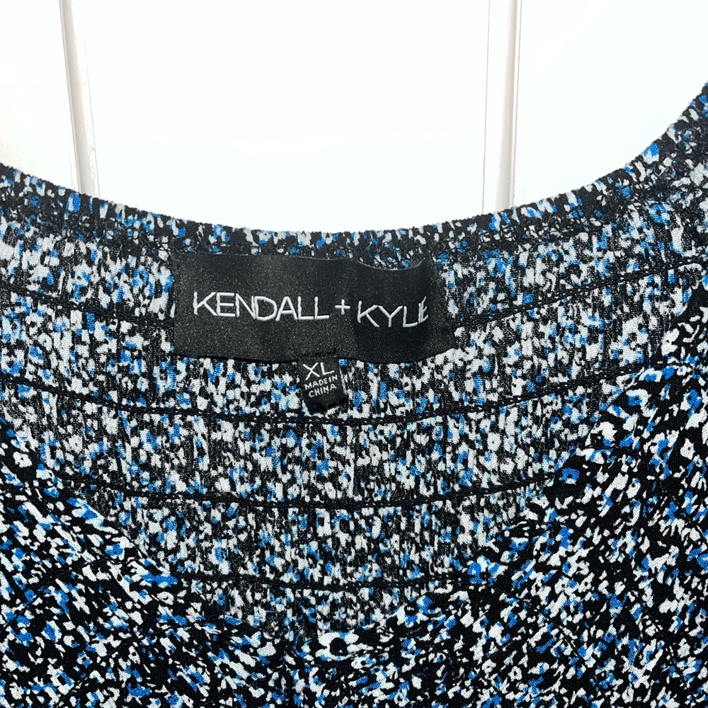 Kendall + Kylie floral off-the-shoulder Top